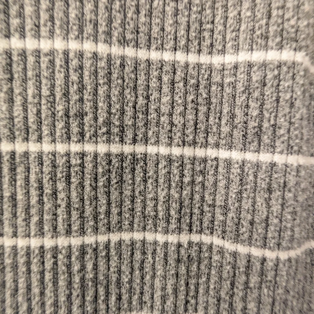 Striped Gray Sleeveless Dress - Picture 7 of 7